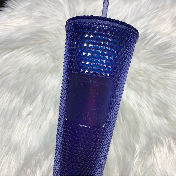 Starbucks Walt Disney World 50th anniversary tumblr iridescent blue/purple NWT - Picture 14 of 15